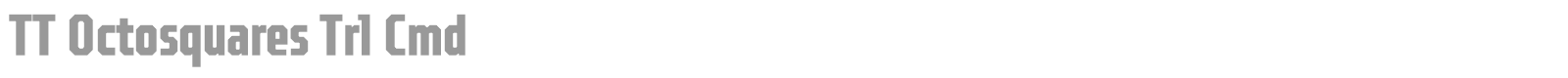 TT Octosquares font preview